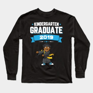 Flossing Kindergarten Graduate Class Of 2019 Boys Long Sleeve T-Shirt